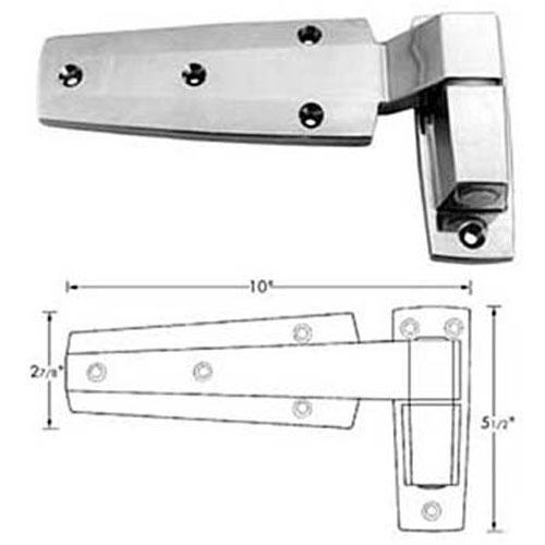 (image for) Standard Keil 2860-1214-1110 HINGE, CAM (1-3/4" OFST) - Click Image to Close